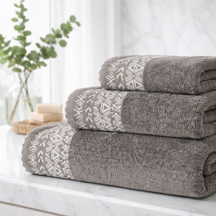 Dvielis Driado Dark Grey, 50x90 cm||TavsSapnis