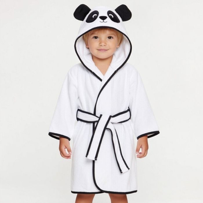 Bērnu halāts Panda, 104-116 cm||TavsSapnis