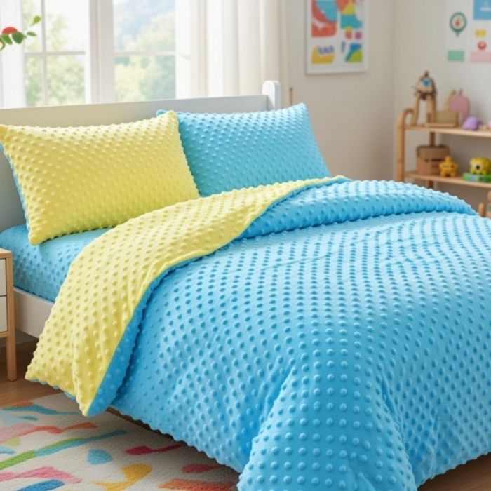 Divpusējs Minky veļas komplekts Lollipop, 140x200, 50x70 cm||TavsSapnis