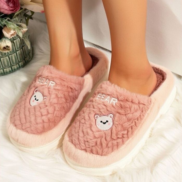 Sieviešu čības ar kažokādu Bear, 38 izmērs||TavsSapnis