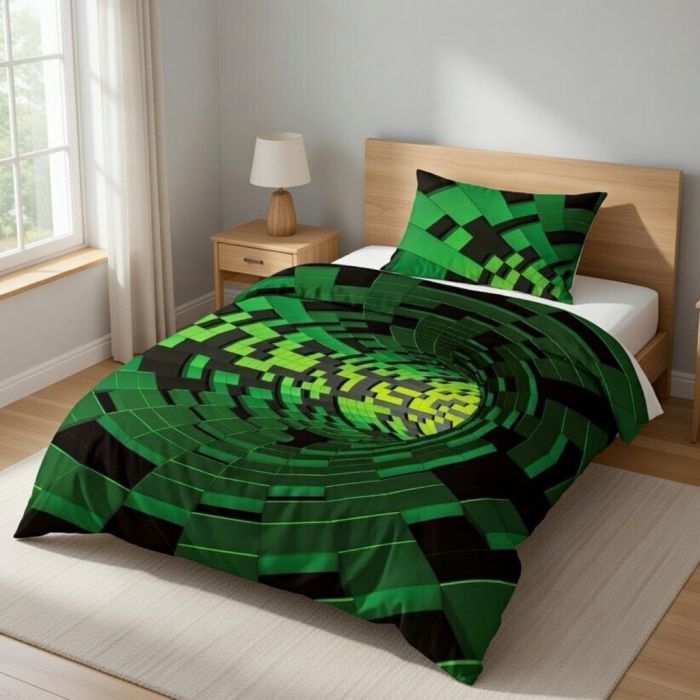 Gultas veļas komplekts 3D Tunnel, 135x200, 80x80cm ||TavsSapnis