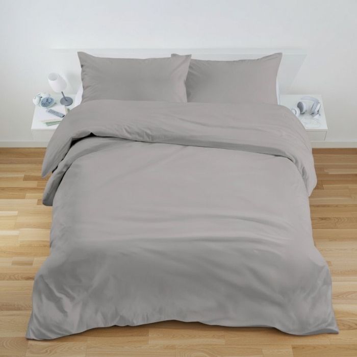 Satīna gultas veļas komplekts Pelēks, 140x200, 70x70 cm||TavsSapnis