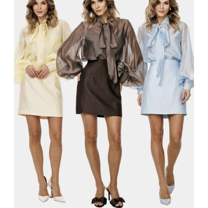 Mākslīgais korejiešu zīds, brūns||TavsSapnis