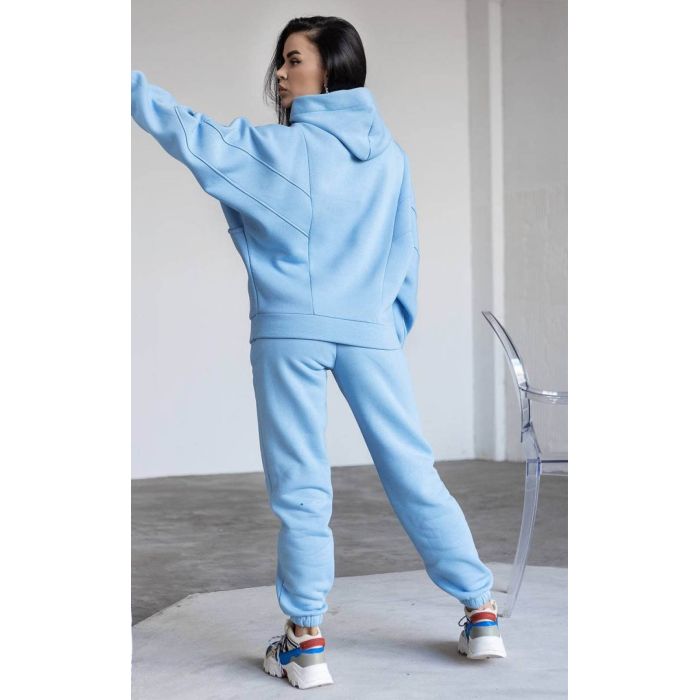 Trikotāža ar pūciņu zilgans, 0.20x1.60m||TavsSapnis