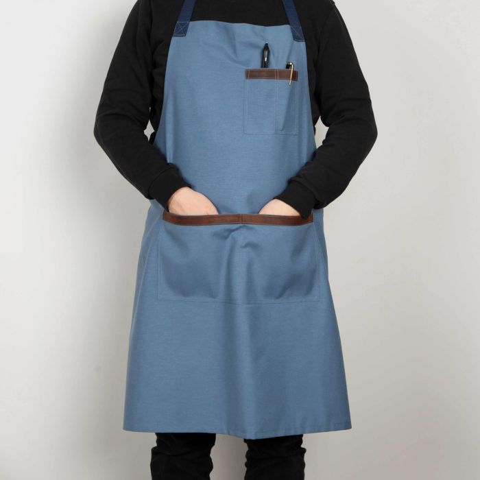 Izturīgs kokvilnas audums, zili pelēks||TavsSapnis