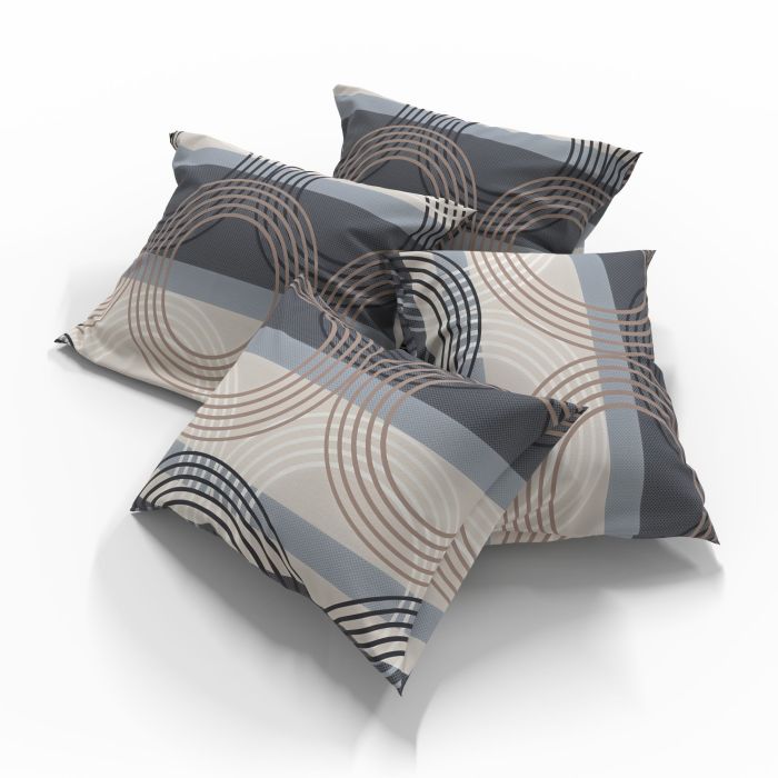 Kokvilnas spilvendrāna Circle, 50x70 cm||TavsSapnis