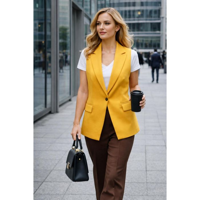 Gabardīna audums dzeltenā krāsā||TavsSapnis