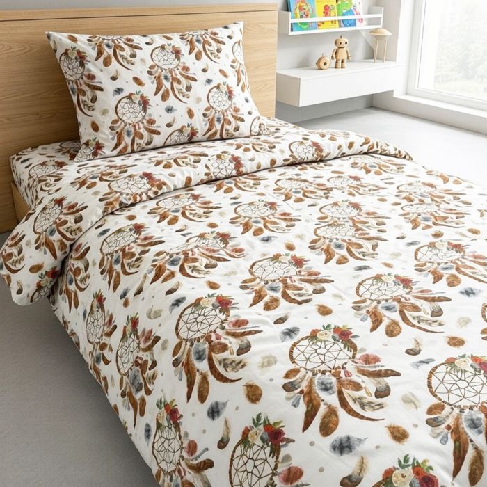 Gultas veļas komplekts Sapņu ķērāji, 140x200, 50x70 cm||TavsSapnis