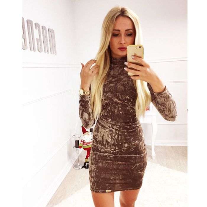 Plāns samts, ar burzījuma efektu, Vara, 0.30x1.40m||TavsSapnis