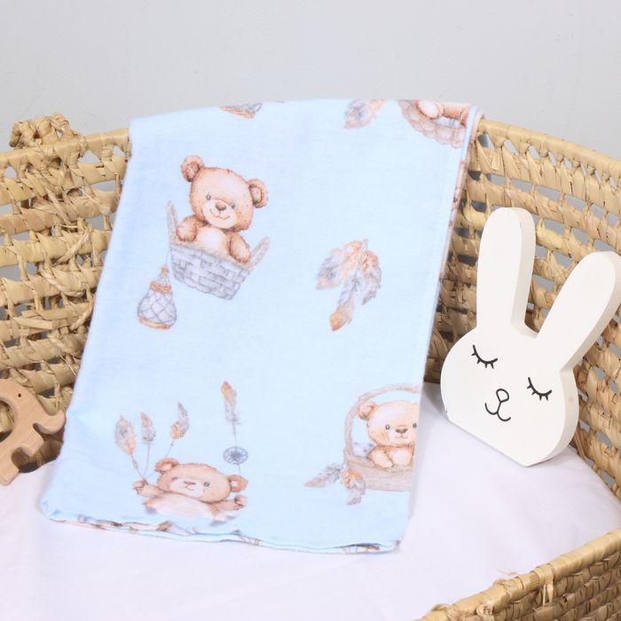 Flaneļa autiņi Teddy, 70x100 cm||TavsSapnis