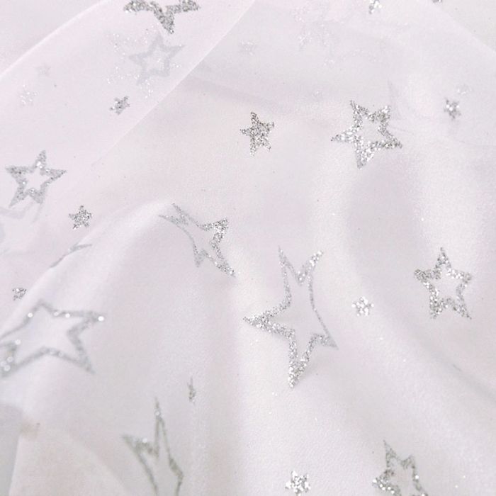 Luxury organza Zvaigznes, 0.85x1.50m||TavsSapnis