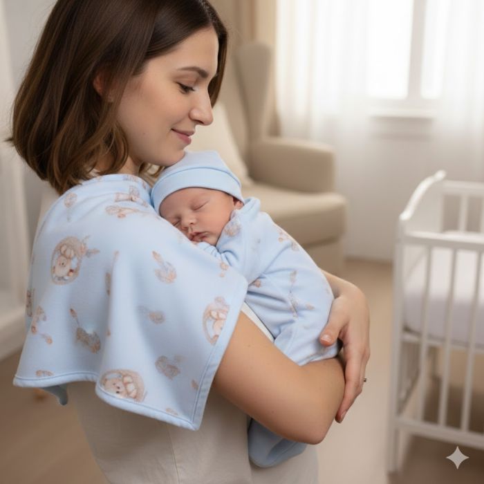 Flaneļa autiņi Teddy, 70x100 cm||TavsSapnis