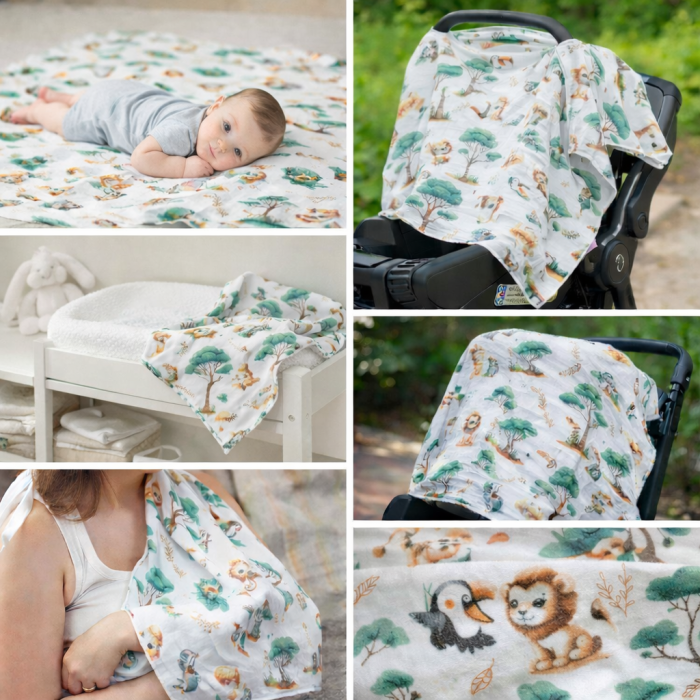 Flaneļa autiņi Baby, 100x100 cm||TavsSapnis