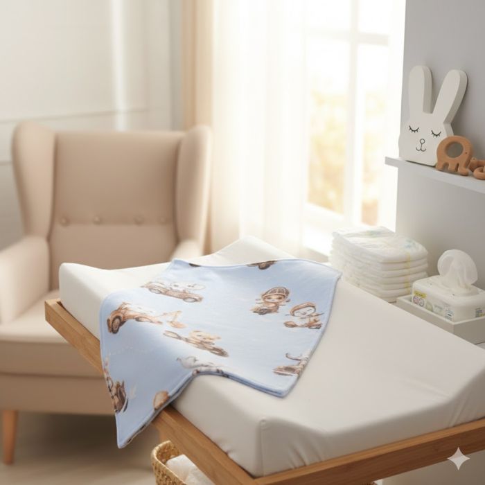 Flaneļa autiņi Mēs braucam! 100x100 cm||TavsSapnis