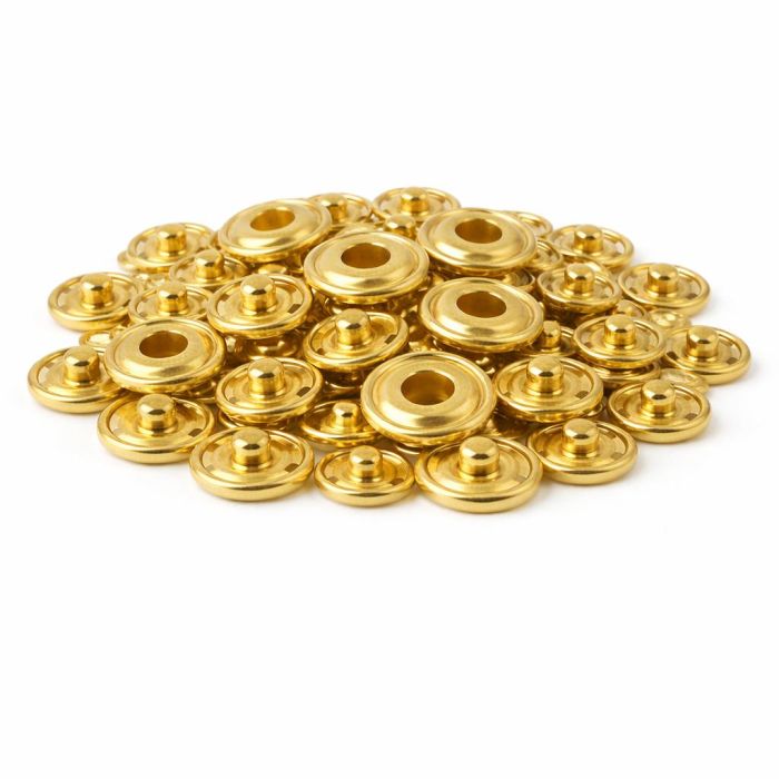 Skavas piešūšanai zelts, 13mm (6 gab.)||TavsSapnis