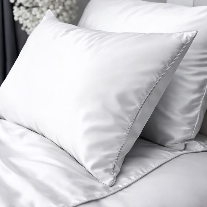 Pure Collection mako satīna gultasveļa White, 200x220, 70x80 cm||TavsSapnis