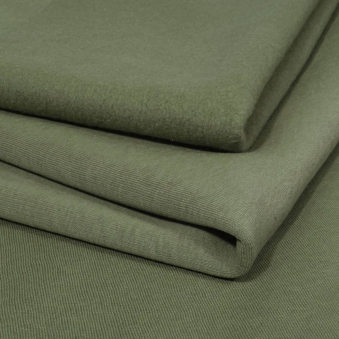 Trikotāža ar pūciņu Gaiši haki, 0.95x1.80m||TavsSapnis