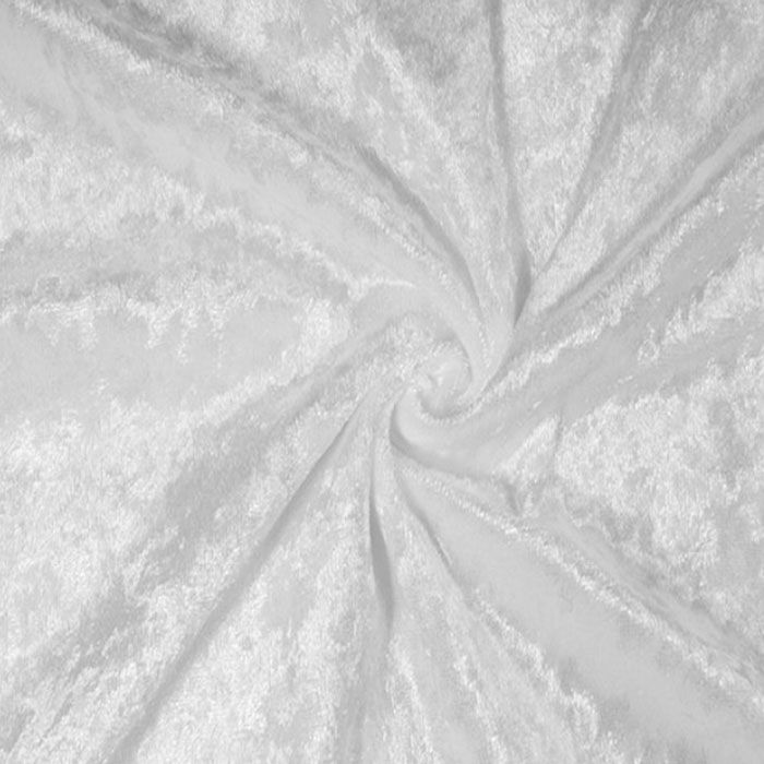 Plāns samts, ar burzījuma efektu, White, 0.50x1.40m||TavsSapnis