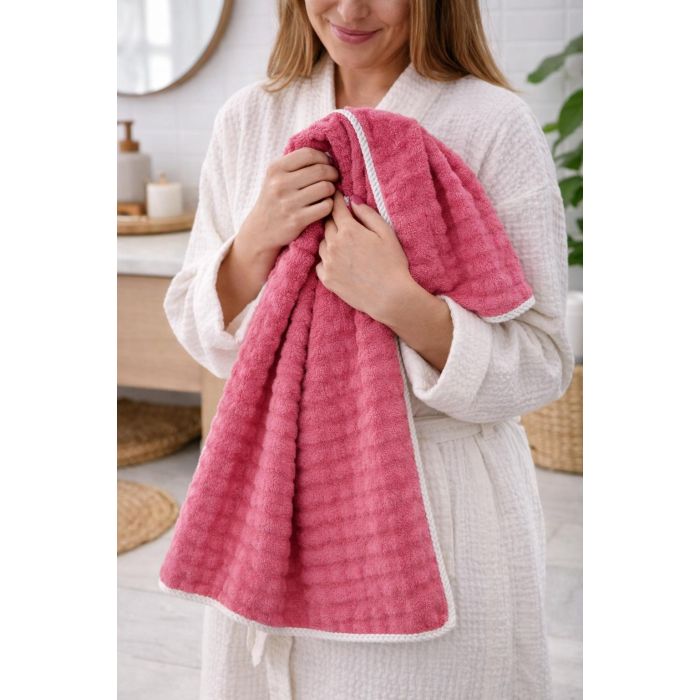 Mikrošķiedras dvielis Pink, 70x140 cm||TavsSapnis