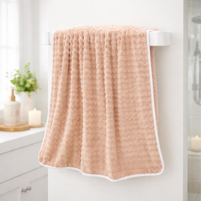Mikrošķiedras dvielis Dark Cream, 70x140 cm||TavsSapnis