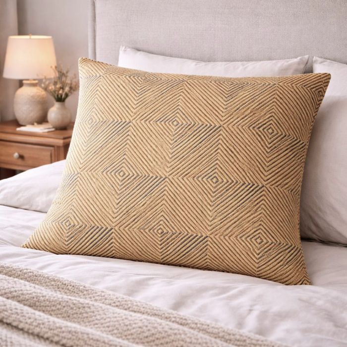 Kokvilnas spilvendrāna ar rāvējslēdzēju Dimanti, 70x80 cm||TavsSapnis