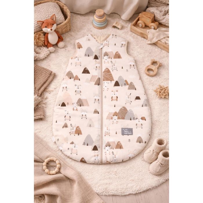 Silts guļammaiss ar divpusēju rāvējslēdzēju Šokolādes kalni, 90 cm||TavsSapnis