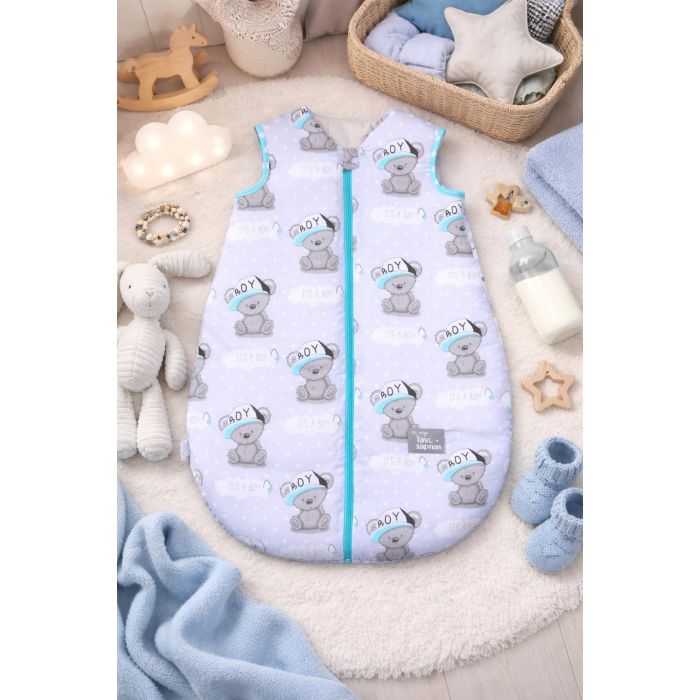 Silts guļammaiss ar divpusēju rāvējslēdzēju It's a Boy!, 120 cm||TavsSapnis