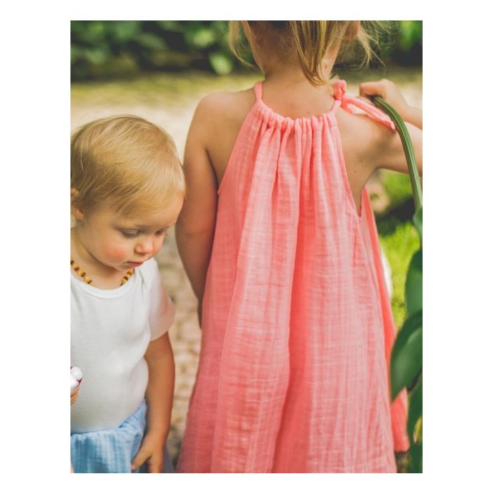 Double gauze muslīns rozā, rozā pulveris, 1.15x1.50m||TavsSapnis