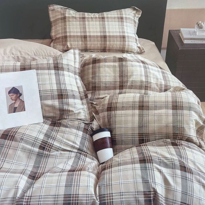 Gultas veļas komplekts Tartan, 200x220, 70x80 cm||TavsSapnis