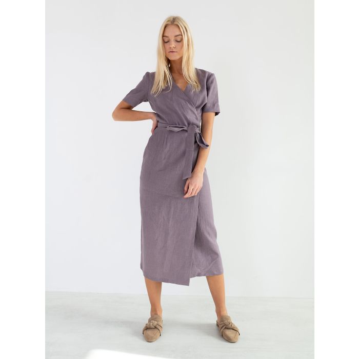 Mīksts mazgāts lins Old Violet, 0.65x1.35m||TavsSapnis