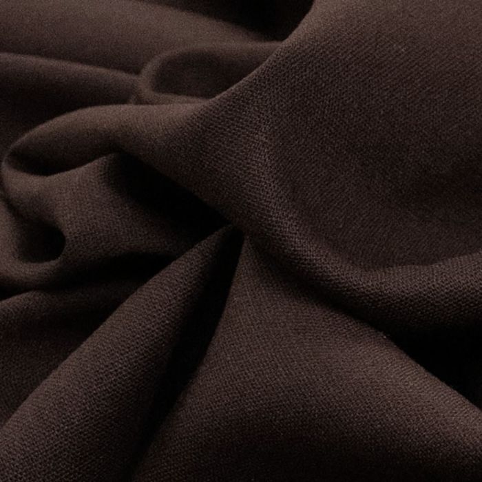Viskozes elastīgs audums ar linu, brūns||TavsSapnis