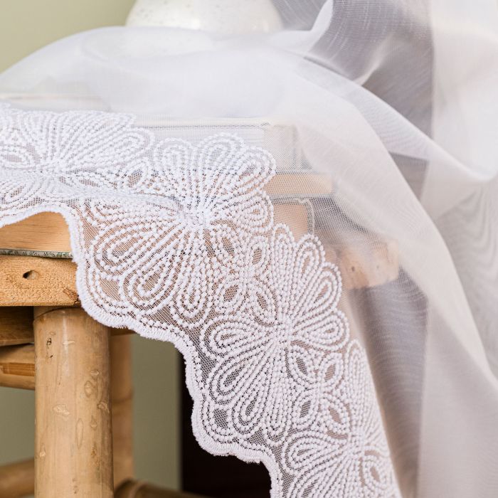 Mērāmi dienas aizkari Flower, augstums 160 cm||TavsSapnis