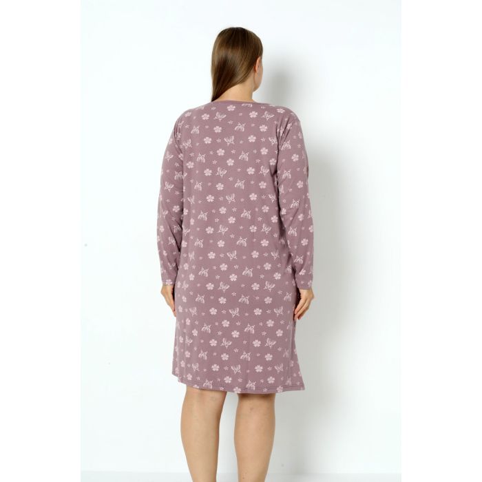 Trikotāžas halāts ar rāvējslēdzēju Butterfly, 2XL||TavsSapnis