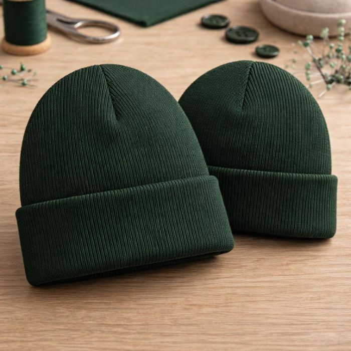 Rib trikotāža tumši zaļš||TavsSapnis