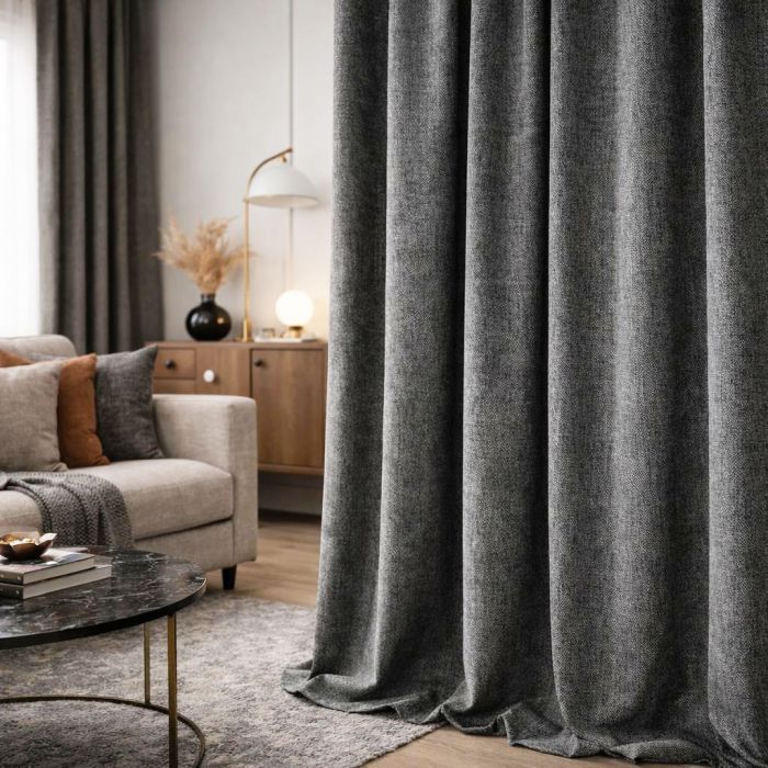 Mērāmi nakts aizkari Softy Natural, augstums 300 cm||TavsSapnis