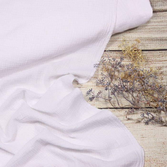 Double gauze muslīns balts, 0.15x2m||TavsSapnis