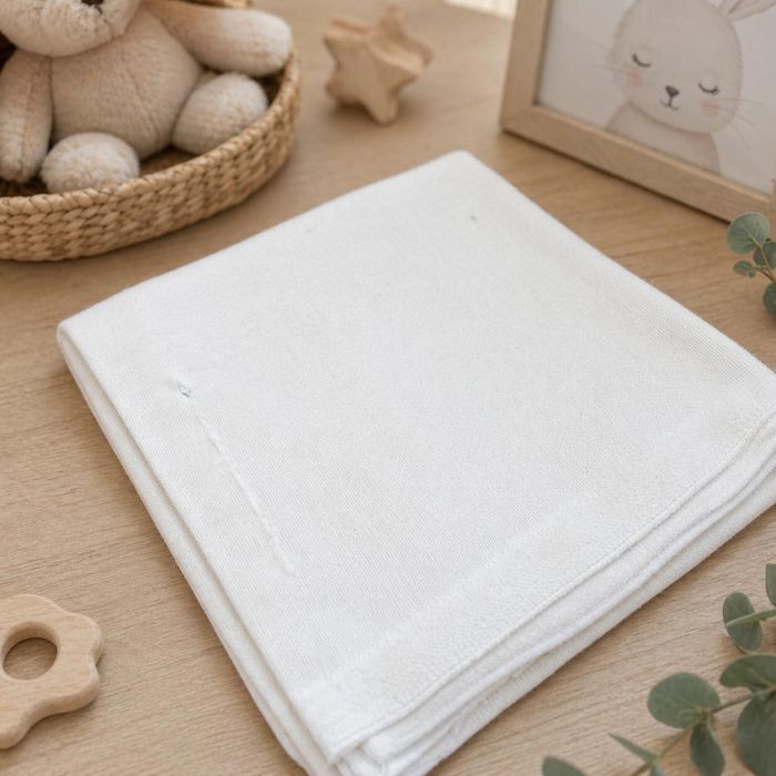 Flaneļa autiņi balti, 70x80 cm (Broks)||TavsSapnis