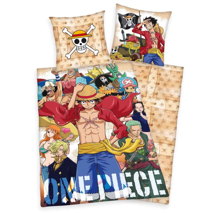 Gultas veļas komplekts One Piece, 140x200, 70x90 cm||TavsSapnis