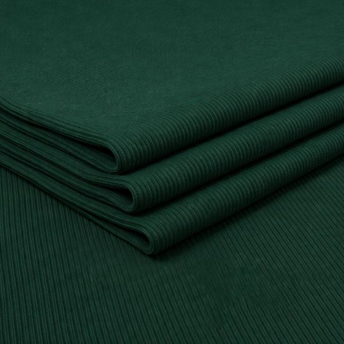 Rib trikotāža tumši zaļš, 0.60x1.25m||TavsSapnis