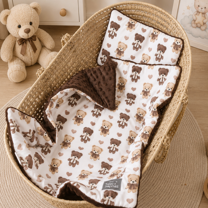 Minky Komplekts ratiņiem Baby Bear||TavsSapnis