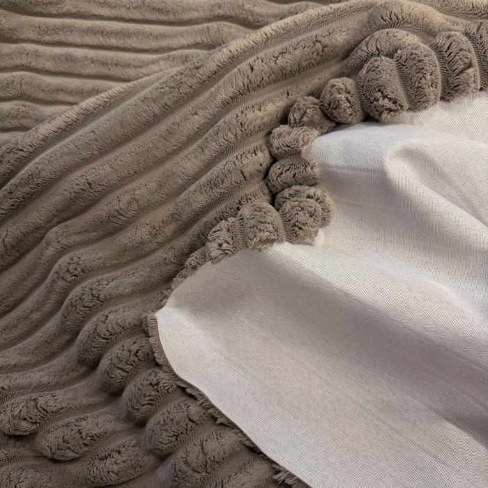 Soft gobelēns Ambi Dark Taupe, 1.75x1.45m||TavsSapnis
