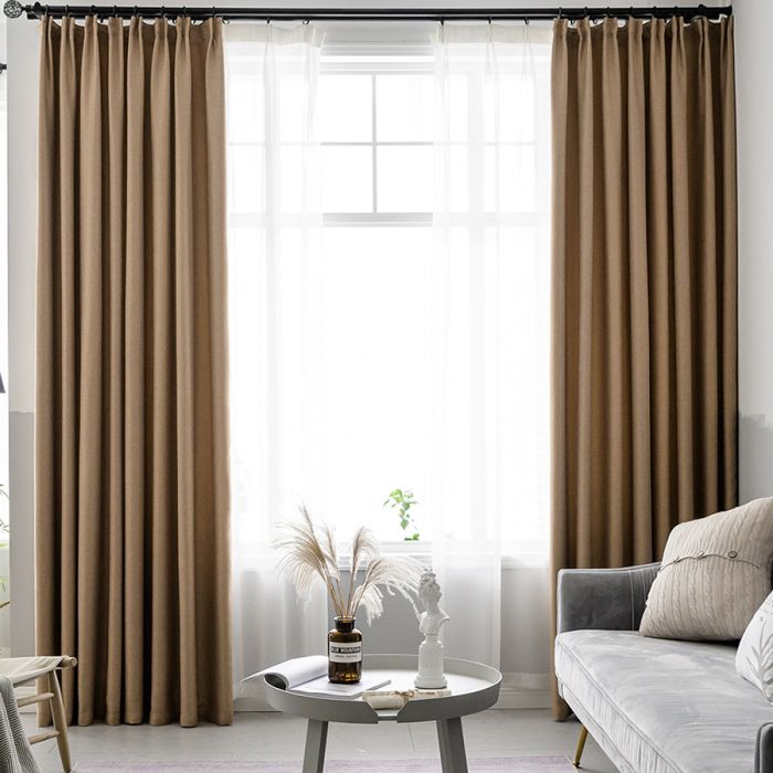 Nakts aizkari komplekts Soft Chenille Blackout, augstums 280 cm||TavsSapnis