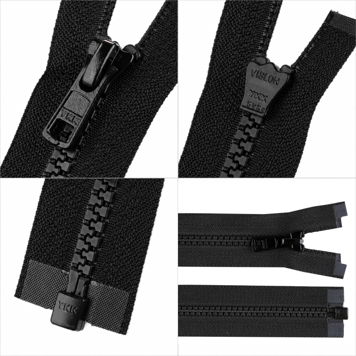 YKK rāvējslēdzējs, 80 cm (melns)||TavsSapnis