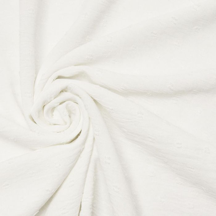Vasaras audums American Crepe, Milky (ar defektu), 1.25x1.40m||TavsSapnis