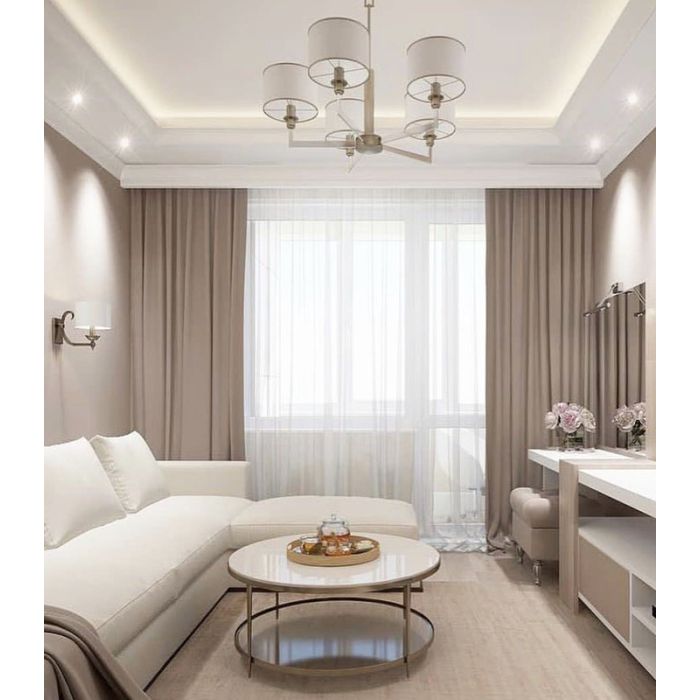 Nakts aizkaru komplekts Rio Almond, platums 360 cm||TavsSapnis