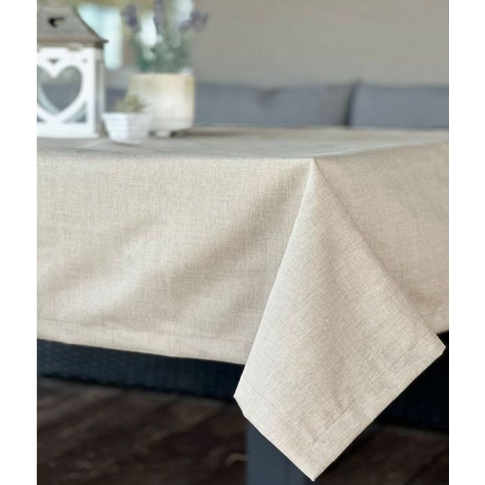 Āra galdauts ar UV aizsardzību Linen Beige, 150x180 cm||TavsSapnis