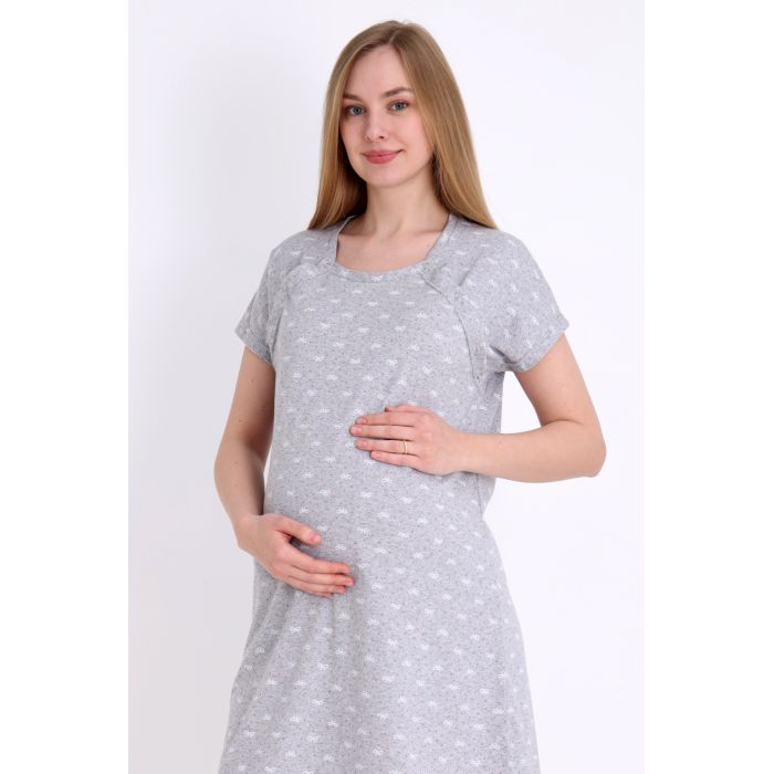 Kokvilnas naktsveļa barojošai māmiņai Karina, 2XL||TavsSapnis