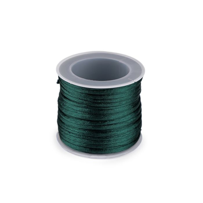 Virve satīns dark green, 2mm (10m)||TavsSapnis