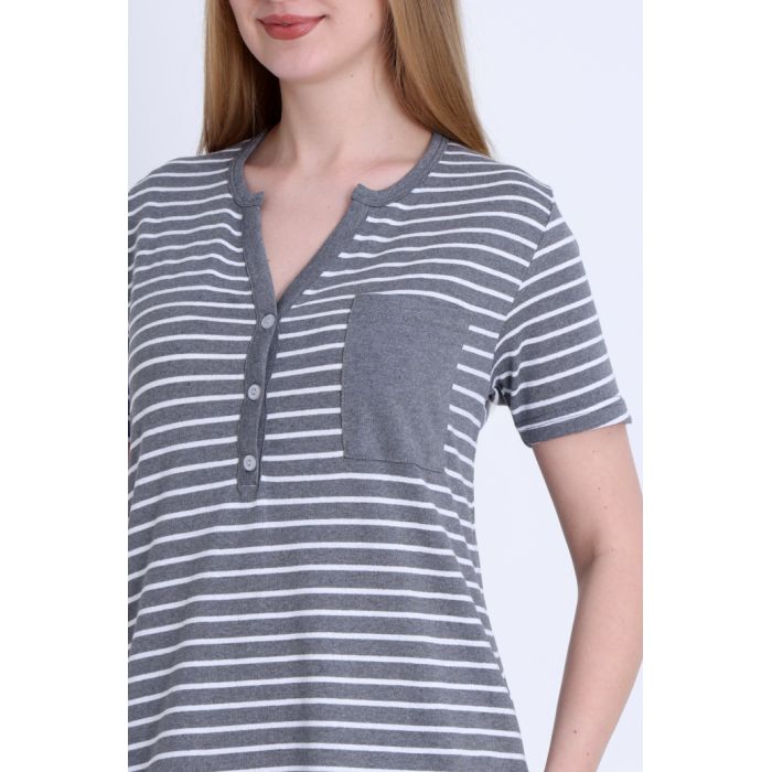Kokvilnas naktskrekliņš Stripes, XL izmērs||TavsSapnis