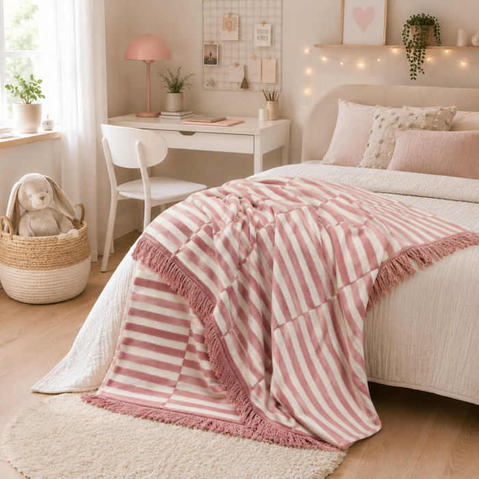 Kokvilnas pleds Fashion Collection Mia, 150x200 cm||TavsSapnis
